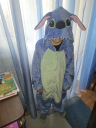 Пижама кигуруми Kigurumi Стич синий для мальчика размер на рост 120-130 см (200941) фото от покупателей 4