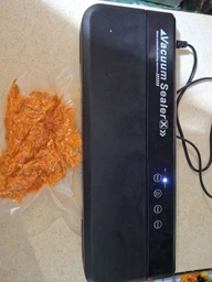 Вакуумный упаковщик для продуктов Vacuum Sealer X 110Вт вакууматор ручной бытовой чёрный