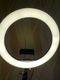 Світлодіодна лампа RZTK кільцева Spectra 36 RGB USB + штатив 2.1 м фото від покупців 1