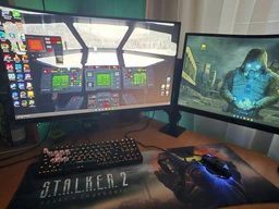 Игровой коврик для мыши мышки игровая поверхность Черная 800x300x3 мм U&P Stalker 2 Control-Speed с прошитыми краями и нескользким резиновым основанием для ПК ноутбука гейминга работы обучения фото от покупателей 14