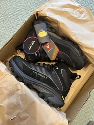 Мужские зимние ботинки для треккинга с мембраной Merrell Moab Speed 2 Thermo Mid WP J068305 46.5 (11.5UK) 30 см Черные (195020381328)