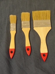 Набор с 3-х кистей малярных: 1", 1,5"', 3" (25,4 см; 38,1 см; 76,2 см) лакированный
