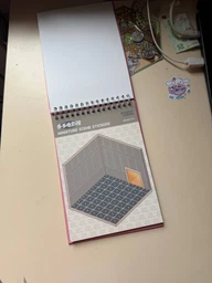Большой набор 3D-наклеек DIY «Создай свою комнату», блокнот с наклейками, 19 × 13,5 × 3 см, розовый