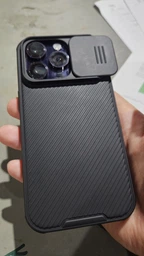 Чехол со шторкой для камеры NILLKIN CamShield Pro для iPhone 14 Pro - Green