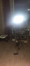 Видеосвет Кольцевая лампа Лампа для визажиста LED ламп и штативом 2,1 метра PL-26 от usb фото от покупателей 4