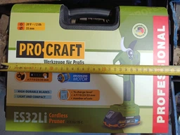 Акумуляторний секатор Procraft ES32Li (1 акб та зп) (030321) фото від покупців 3