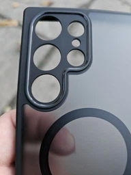 Защитный чехол Deexe Matte Skin with MagSafe для Samsung Galaxy S23 Ultra (S918) - Black фото от покупателей 1