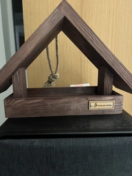 Кормушка для птиц подвесная House_for_birds "Радуга" дерево фото от покупателей 7