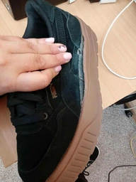 Женские кеды кожаные низкие Puma Karmen II Idol SD 39746205 40.5 (7UK) 26 см Puma Black-Puma Black-Puma Gold (4067979638289) фото от покупателей 2