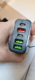 Сетевое зарядное устройство PD 65W быстрая зарядка Quick Charge 3.0 USB Type-C блок швидкої зарядки для Apple iPhone iPad Samsung Xiaomi юсб адаптер питания для айфона телефона планшета Чорный LEXEGO F102-B фото от покупателей 5