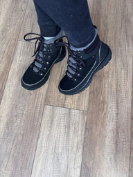 Женские зимние ботинки низкие Skechers 188013 BLK 38 (8US) 25 см Черные (198376072063) фото от покупателей 1