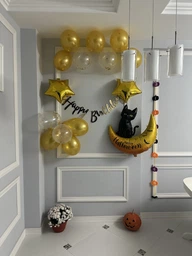 Воздушные шары "Happy Birthday silver" набор - 15 шт., Италия