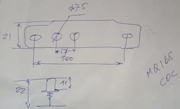 Блок управления механический для вытяжки Pyramida 876101-1
