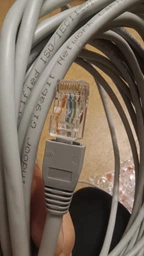 Патч-корд мережний кабель Інтернет gigabit ethernet Cat 6e RJ45 Lan Cable 20 м Kayfovo LC-6 Білий фото від покупців 15