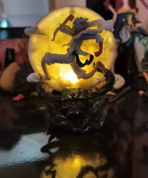 Коллекционная фигурка-аниме Луффи One Piece Gear 5 с подсветкой, PVC статуэтка-ночник 14 см в подарочной коробке — модель для коллекционеров и фанатов фото от покупателей 3