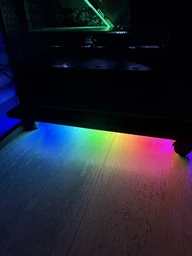 Підставка з підсвіткою RGB для системного блоку Чорна. фото від покупців 1