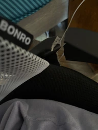 Крісло офісне Bonro 619 біло-оранжеве фото від покупців 5