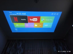 Проектор смарт Smart X8PRO 4K легкий умный портативный мини для фильмов Ultra HD черный фото от покупателей 1
