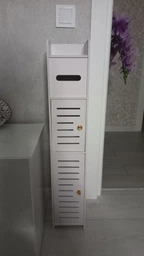 Вузький шафа для ванної кімнати і туалету Dometic PK-01 підлоговий 80см*15см*15см легкий вологостійкий фото від покупців 1