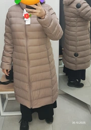 Пуховик зимний женский Uniqlo 284439685 S Синий (1159778715)