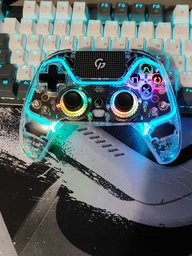 Беспроводной геймпад GamePro GPS13T BT 5.3/USB (PC/iOS/Android/PS3/PS4) RGB Transparent фото от покупателей 1