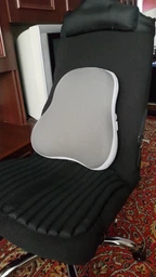 Ергономічна подушка для попереку OfficePro Gray (LP600G ) фото від покупців 6