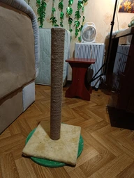 Стовпчик запасний змінний для котячої дряпки m8 65см 65мм джут 6мм бежевий (60135-65-6) фото від покупців 6