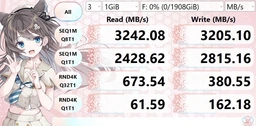 Накопичувач SSD M.2 2280 2TB Kingston (SKC3000D/2048G) фото від покупців 1