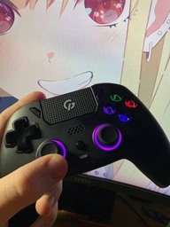 Бездротовий геймпад GamePro GPS13B BT 5.3/USB (PC/iOS/Android/PS3/PS4) RGB Black