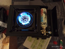 Портативная туристическая газовая плита с пьезоподжигом Happy Home BDZ-155-A c пластиковым кейсом (BDZ155ATRGZPLT) TIN66 фото от покупателей 1