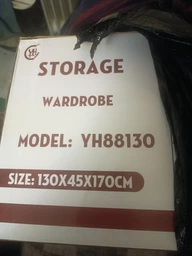 Шкаф складной каркасный STORAGE WARDROBE 68110 110 х 45 х 175 см Розовый тканевый (68110SWSHKBC13) TIN66