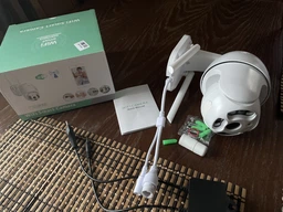Уличная поворотная 4MP Wi-Fi IP-камера, водонепроницаемая с ночным видением + ICSee, Белая (3058609996) фото от покупателей 1