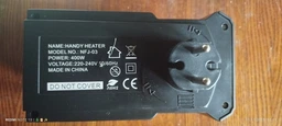 Портативный мини обогреватель 400Вт Handy Heater Черный + пульт фото от покупателей 4