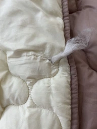 Одеяло IDEIA Всесезонное Двуспальное 175х210 см Овечья шерсть Woolly Двустороннее Молоко/Беж (4820227285426) фото от покупателей 1