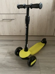 Самокат BabyHit Crosser Жовтогарячий (71 643) фото від покупців 1