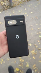 Чохол з лого "Google" з мікрофіброю Google Pixel 7 Сірий фото від покупців 2