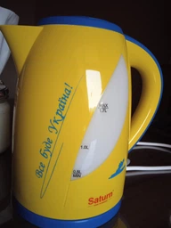 Електрочайник Saturn ST-EK8437U Yellow/Blue фото от покупателей 3