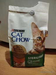 Сухий корм для дорослих стерилізованих котів Purina Cat Chow Sterilised із куркою 1.5 кг фото от покупателей 2