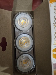 Набір ламп Osram 3шт LED GU10 4.3Вт 2700К 350Лм PAR16 (4058075818392) фото от покупателей 2