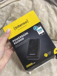 Павербанк УМБ Intenso XS20000 20000mAh USB Type-C USB-A 5V 3.1A black (7313550) фото от покупателей 3
