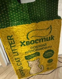 Наполнитель для кошачьего туалета Хвостик соевый без аромата 3 кг (4820224502458) фото от покупателей 1