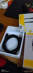 Кабель Essager Colorful LED USB-A x USB Type C 3 A 1 м Чорний (EXCT-XCD01) фото від покупців 3