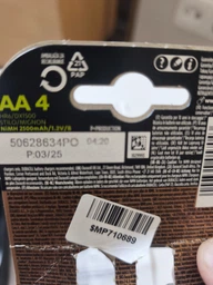 Аккумулятор Duracell Recharge AA 2500 мАч 4 шт (5000394057043) фото от покупателей 5