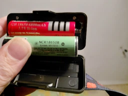 Налобный фонарь 1804 со светодиодом XPE + COB, АКБ 18650, ЗУ micro USB