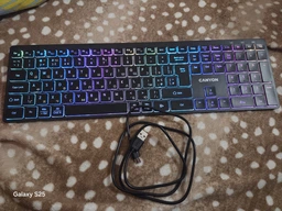 Клавиатура беспроводная Canyon HKB-W11 Slim Dual Mode Wireless/Bluetooth RGB EN/RU Grey (CNS-HBTK11G)