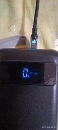 Повербанк 50000 mah 22.5W Qinetiq RQ-50 с LED дисплеем и быстрой зарядкой PD/QC 3 порта кабель Type-C в комплекте powerbank 50 000 павербанк для телефона apple айфона iphone самсунг samsung роутера универсальный павер банк с фонариком + кабель gray фото от покупателей 15