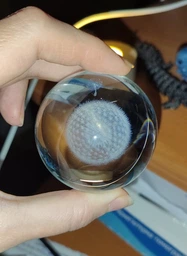 Ночник 3D Декоративный шар лампа хрустальный Солнечная система Led светильник USB с подсветкой фото от покупателей 4