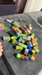 Магнитный конструктор 100шт кубики на магнитах Майнкрафт блоки Minecraft зомби хеллоуин