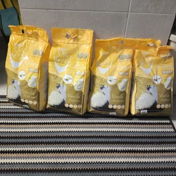 Наповнювач для котів грудкуючий бентонітовий з ароматом ванілі Van Cat Vanilla Perfumed 6л фото від покупців 2