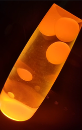 Настольная Лава лампа с воском LAVA LAMP 41см Оранжевая фото от покупателей 2